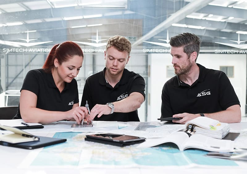asg team members discussing a topic